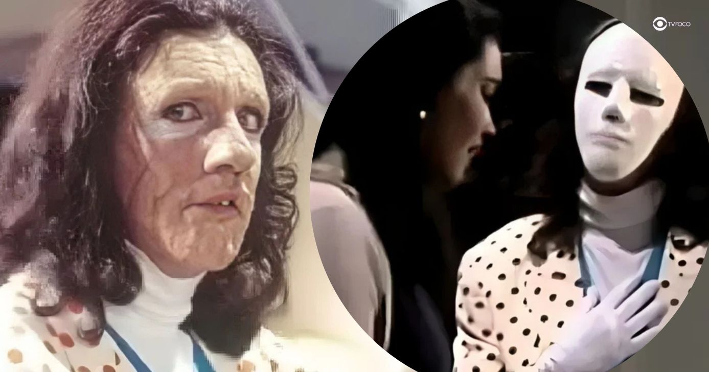 Adonai (Mascarado) e Carmem em A Viagem (Foto: Reprodução / Globo / Montagem TV Foco)