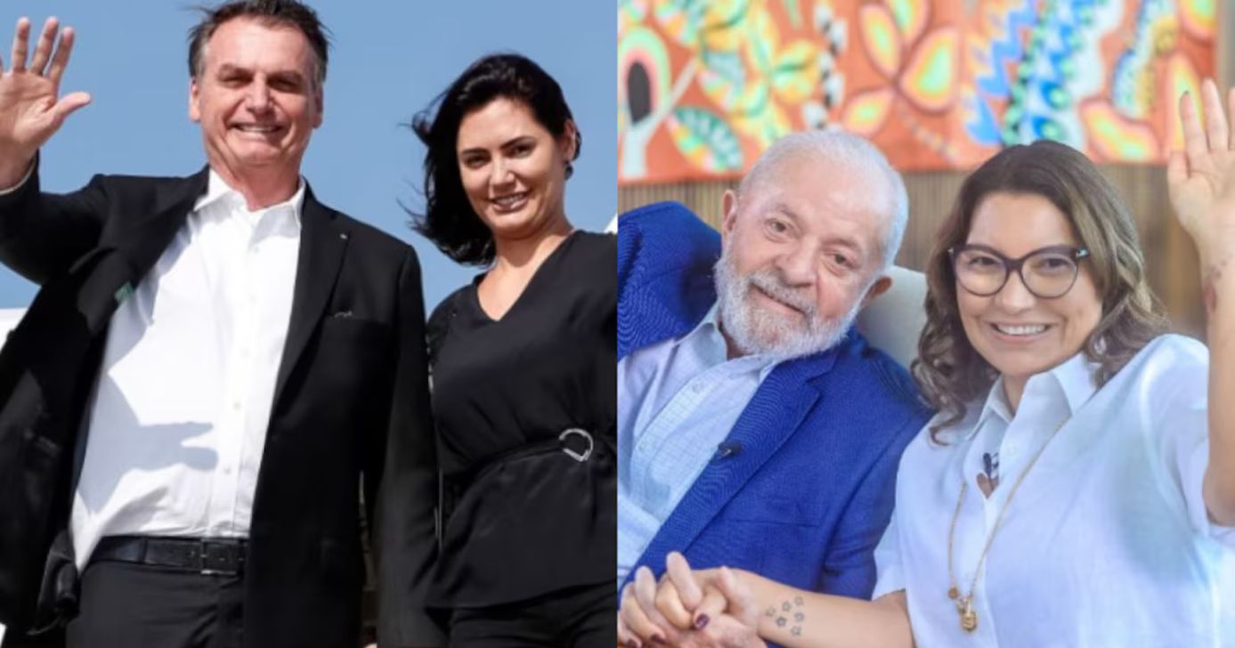 Michelle, esposa de Bolsonaro, atacou Lula e Janja (Foto: Reprodução/ Internet)