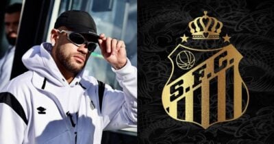 Neymar não aceita renovação de contrato no Santos - Montagem/Instagram