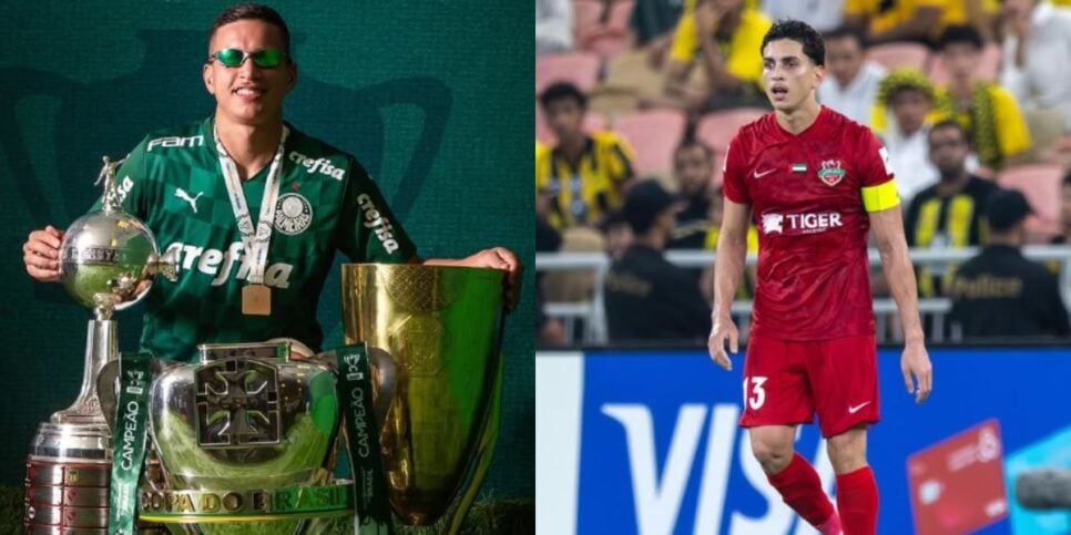 Renan Victor é da base do Palmeiras e hoje joga no Emirados Árabes Unidos (Reprodução: Instagram)