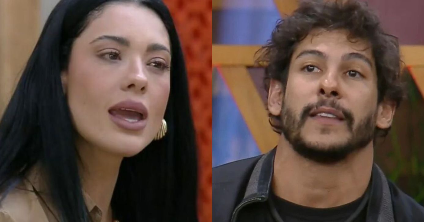 Rayane e Shia em A Fazenda 17 (Foto: Reprodução/ Internet)