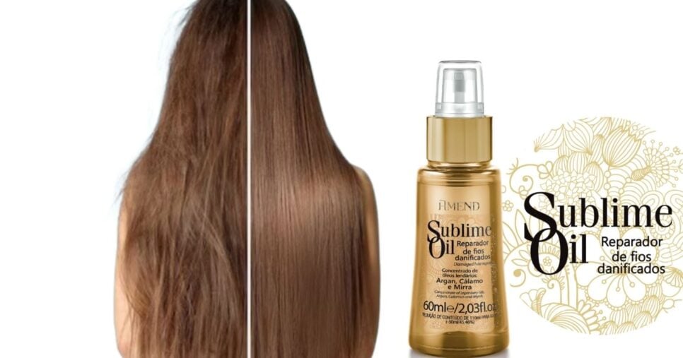 Amend Sublime Oil recupera e hidrata por inteiro (Foto Reprodução/Montagem/TV Foco/Lennita/Pinterest/Melinda.com)