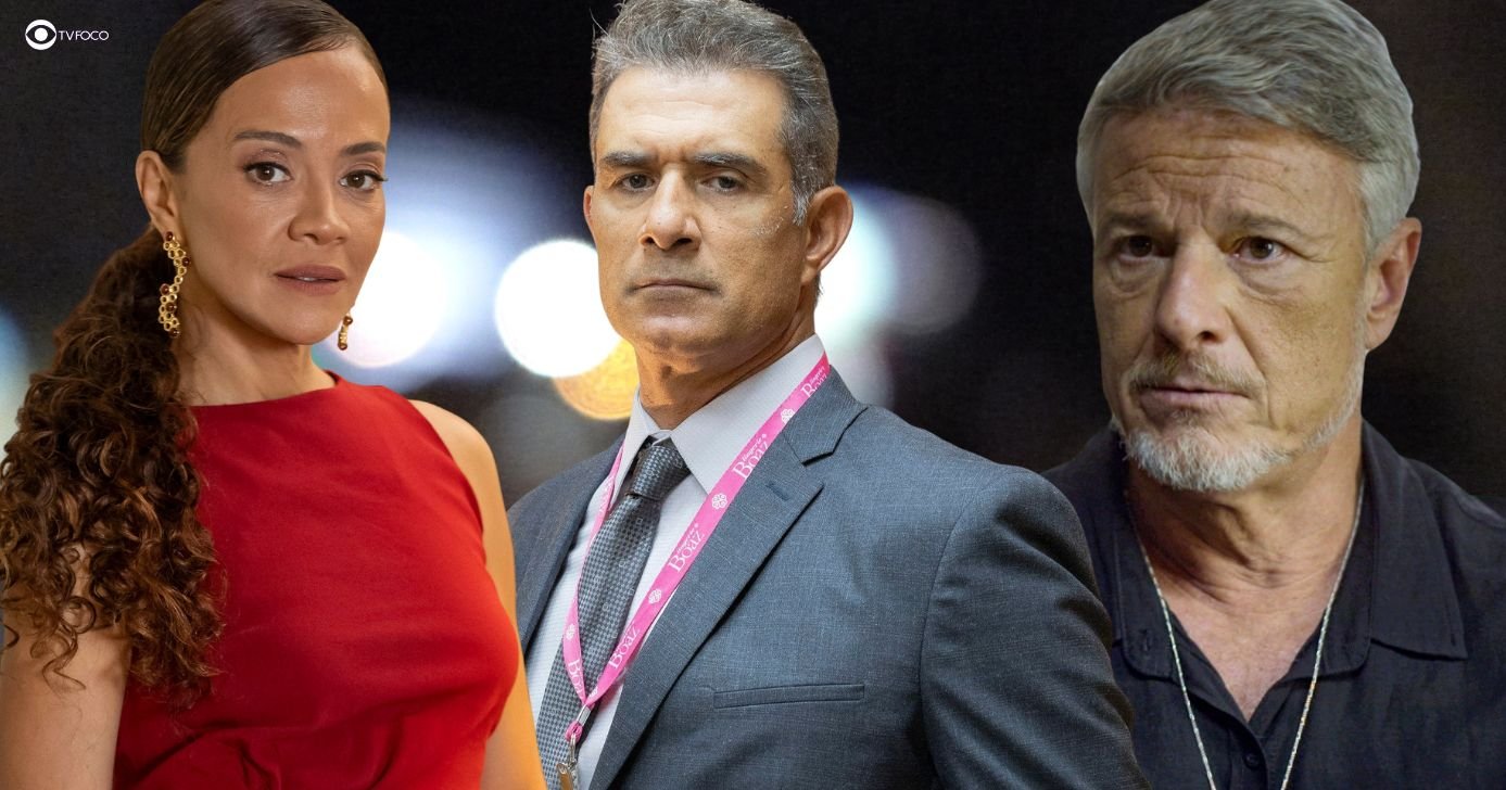 Tânia, Ricardo e Jaques em Dona de Mim (Foto: Reprodução / Globo / Montagem TV Foco)