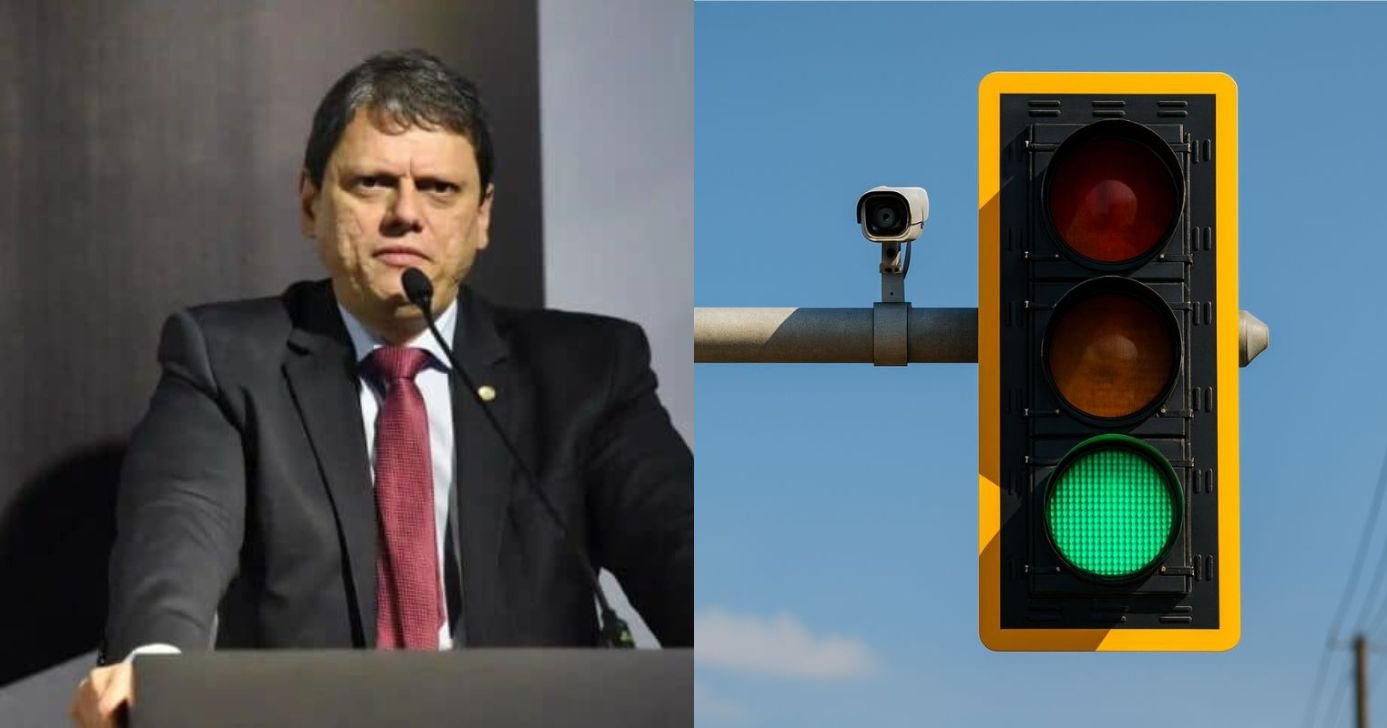 Motoristas que dirigem em SP precisam ver mudança em vigor nos semáforos - Foto: Montagem