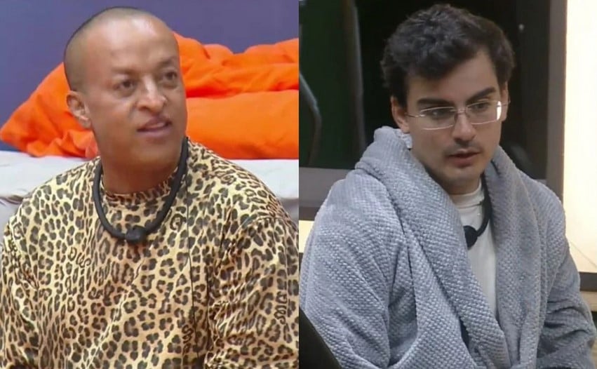 Walério e Dudu em A Fazenda 17 (Foto: Reprodução / Record Plus)
