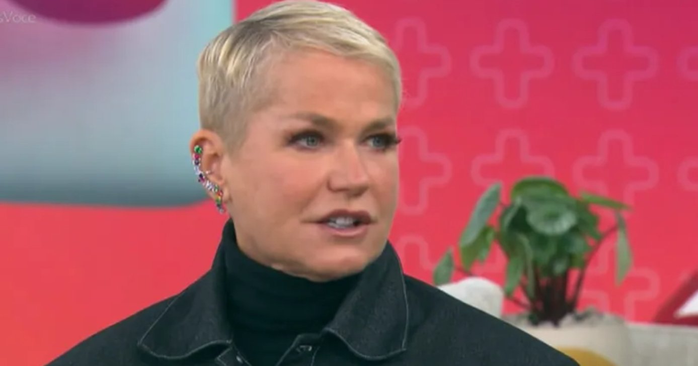 Xuxa fez isso com cantora (Foto: TV Globo)