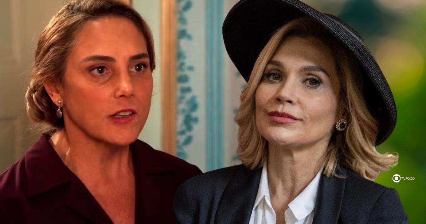 Zulma e Sandra em Êta Mundo Melhor! (Foto: Reprodução / Globo / Montagem TV Foco)