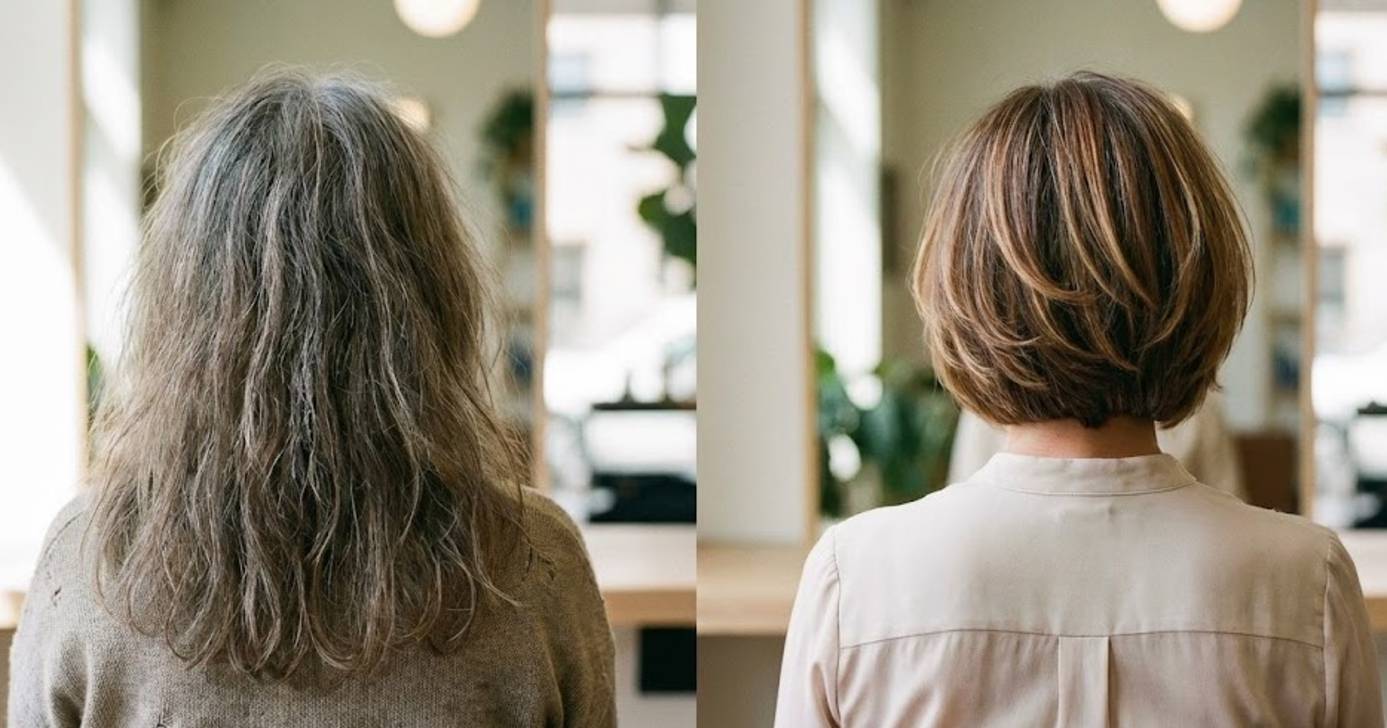 Ilustração 4 cortes de cabelo que renovam