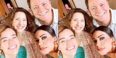 Jeniffer Setti contracena com Miá Mello e Danton Mello (Foto: Divulgação)