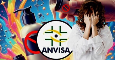 ANVISA comunica recolhimento de produto capilar após alerta de risco (Foto Reprodução/Montagem/Lennita/Tv Foco/Canva)