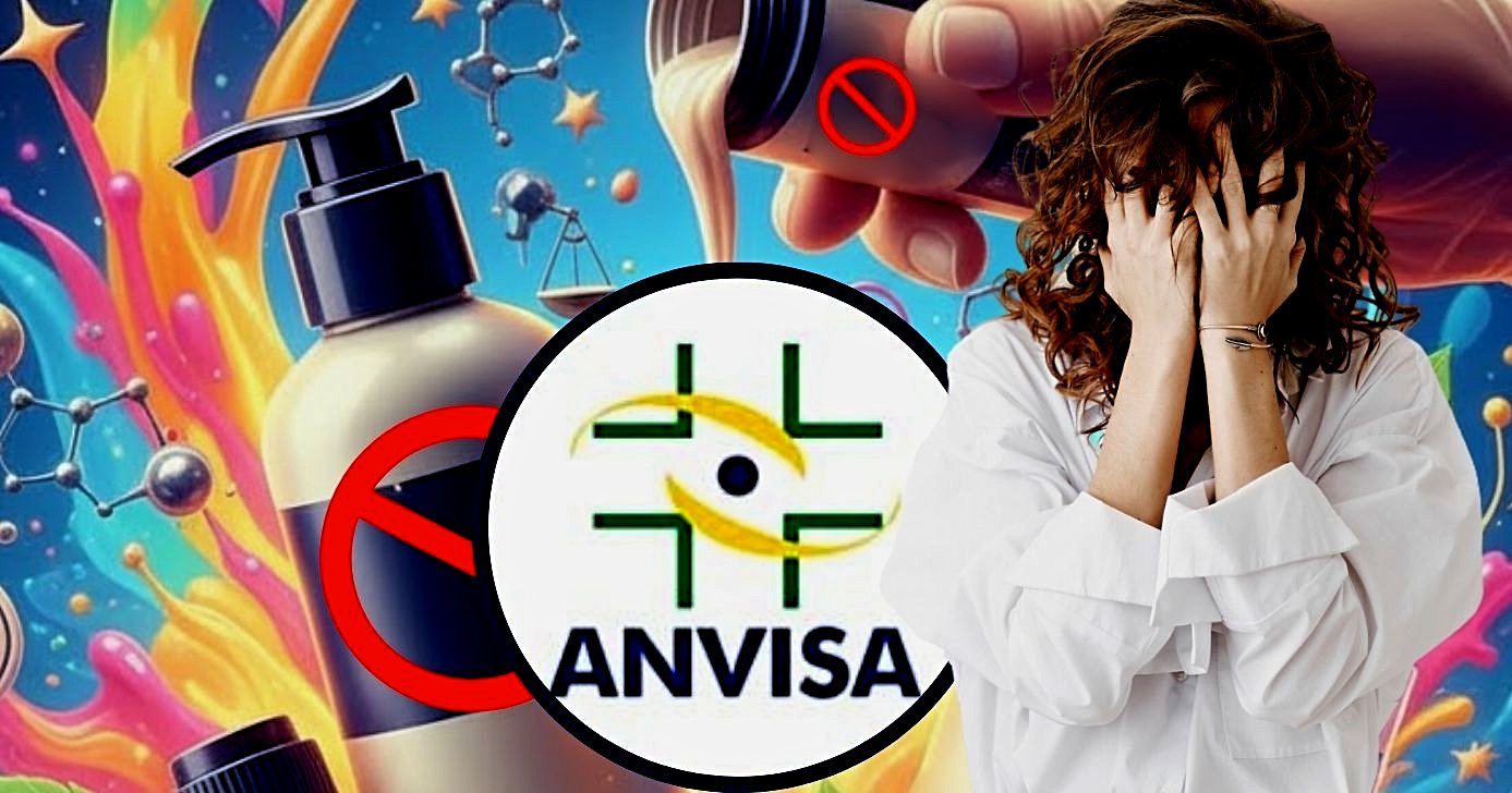 ANVISA comunica recolhimento de produto capilar após alerta de risco (Foto Reprodução/Montagem/Lennita/Tv Foco/Canva)