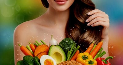 Alimentos fortalecem cabelos e unhas (Foto Reprodução/Montagem/Lennita/TV Foco/Canva/GMN)