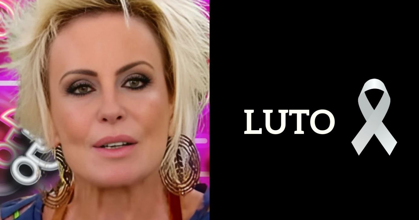 Ana Maria Braga Imagem de luto - Fotos Globo Canva