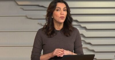 Ana Paula Araújo no Bom Dia Brasil  (Foto: Reprodução / Globo)