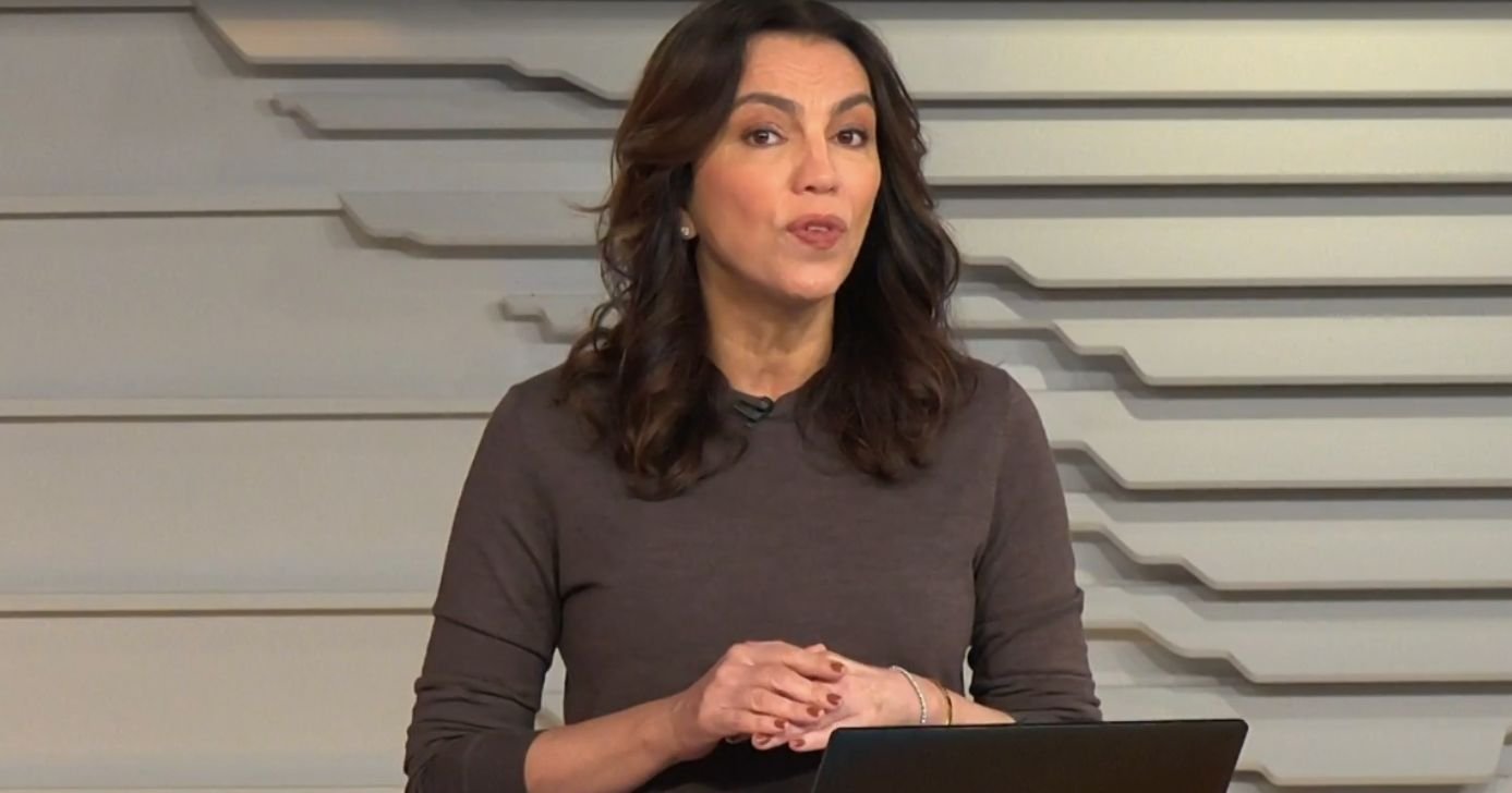 Ana Paula Araújo no Bom Dia Brasil (Foto: Reprodução / Globo)