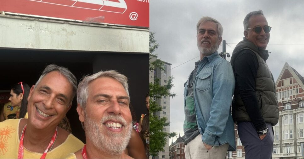 Anderson Müller e marido, Paulinho (Fotos: Reproduções / Instagram)