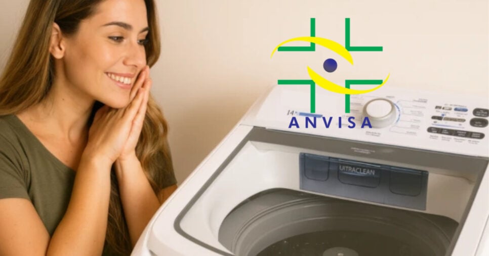 Anvisa - Máquina de Lavar (Foto: Reprodução)
