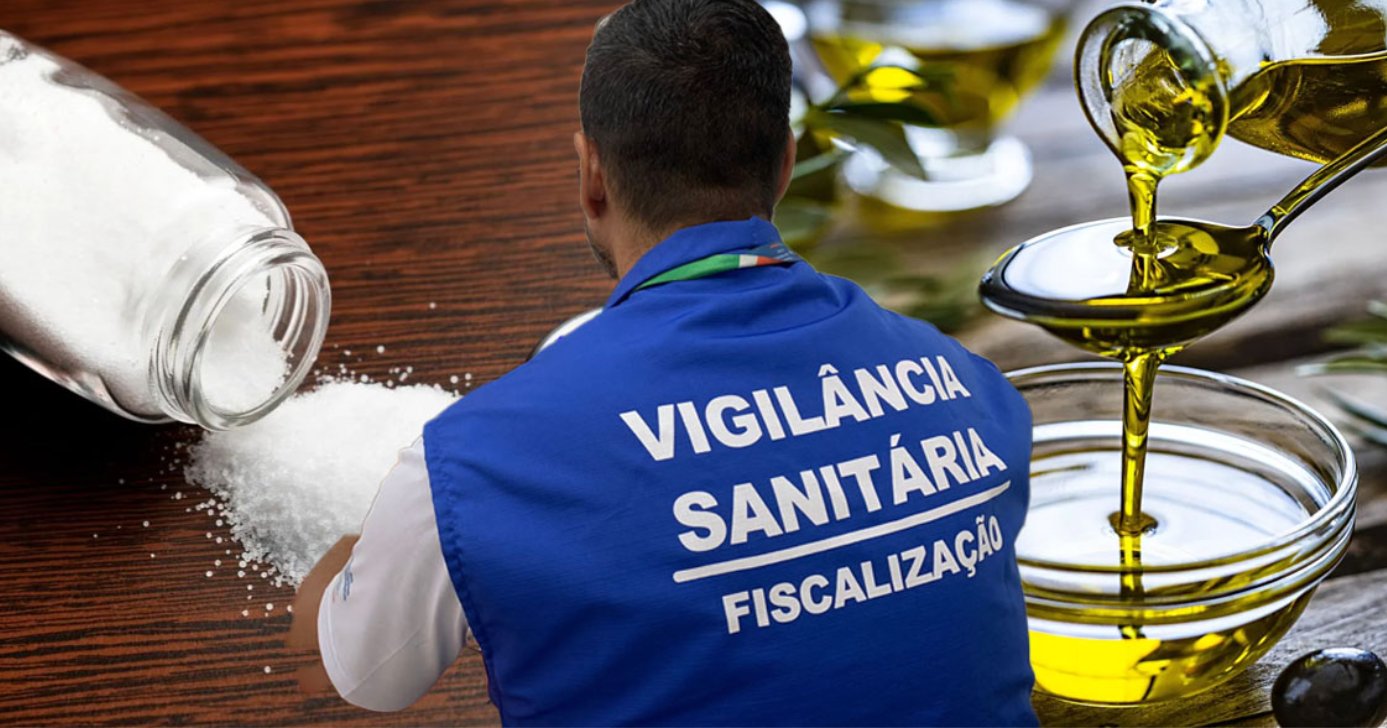 ANVISA - Sal e Azeite (Foto: Reprodução, Montagem - TV Foco)
