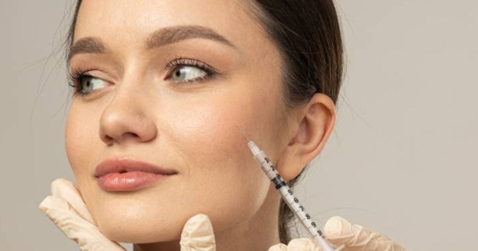 Aplicando toxina (Foto: Reprodução)