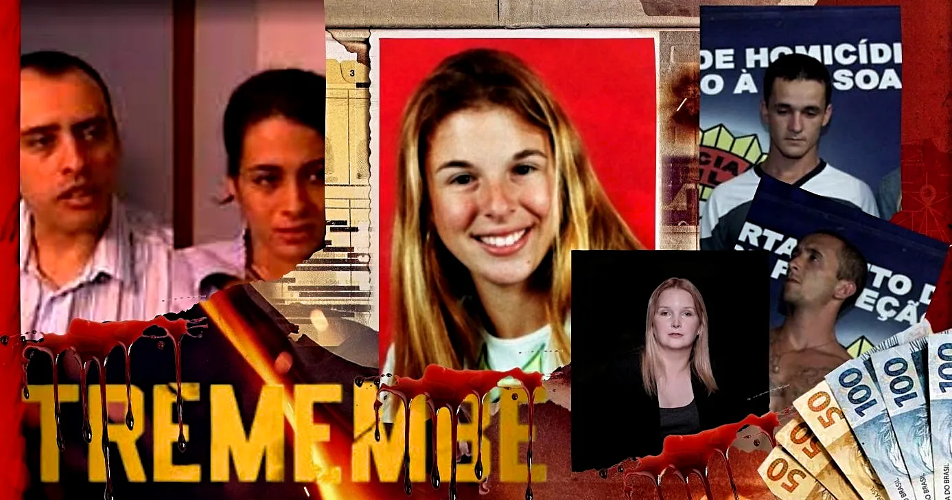 Descubra se os assassinos retratados na série Tremembé receberam algo pela produção (Foto Reprodução/Montagem/TV Foco/Lennita/Prime Amazon/YouTube/Investigação Criminal/Imagens transmitidas pela TV Globo/GMN/ Fundo-Real Rádio/)