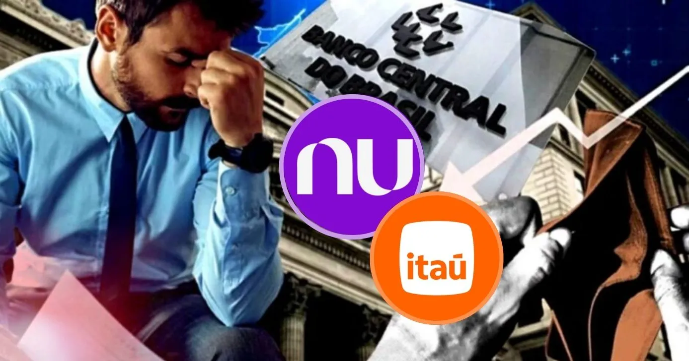 Banco tradicional, rival do Itaú e Nubank tem liquidação decretada pelo BC (Foto Reprodução/Montagem/Lennita/TV Foco/Canva/GMN)
