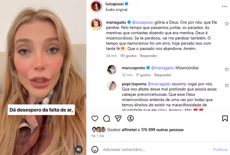 Maria Gadú diz que namorou Luiza Possi e lamenta — Foto: Reprodução/Instagram