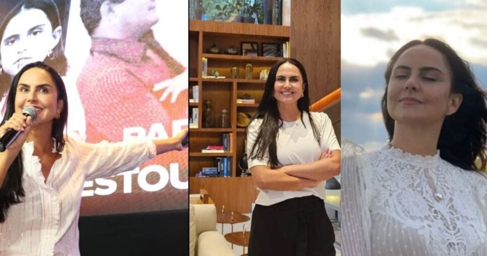 Carla Cecato migrou para as redes sociais onde se dedica a pautas pessoais e divulga seus projetos ligados ao conservadorismo e religiosidade (Foto Reprodução/Montagem/TV Foco/Instagram@carlacecato oficial)