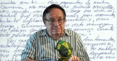 Carta Psicografada Roberto Bolaños - Montagem: TV FOCO