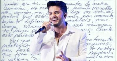 Carta psicografada Cristiano Araújo - Foto: Internet / Instagram