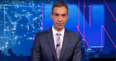 César Tralli no Jornal Nacional (Foto: Reprodução / Globo)