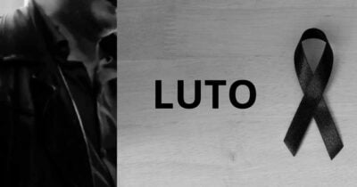 Famoso e imagem de luto (Fotos: Reproduções / Divulgação / Canva)