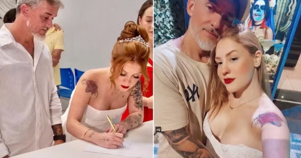 Daniel Cravinhos e sua mulher Carolina Andrade (Foto: Reprodução/ Internet/ TikTok)