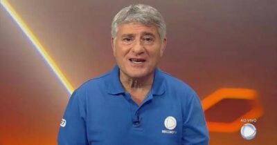 Cleber Machado na Record (Foto: Reprodução/ Internet)