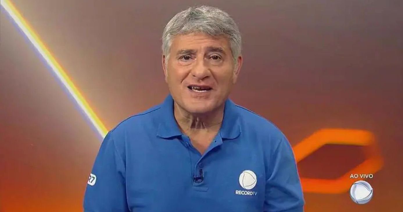 Cleber Machado na Record (Foto: Reprodução/ Internet)