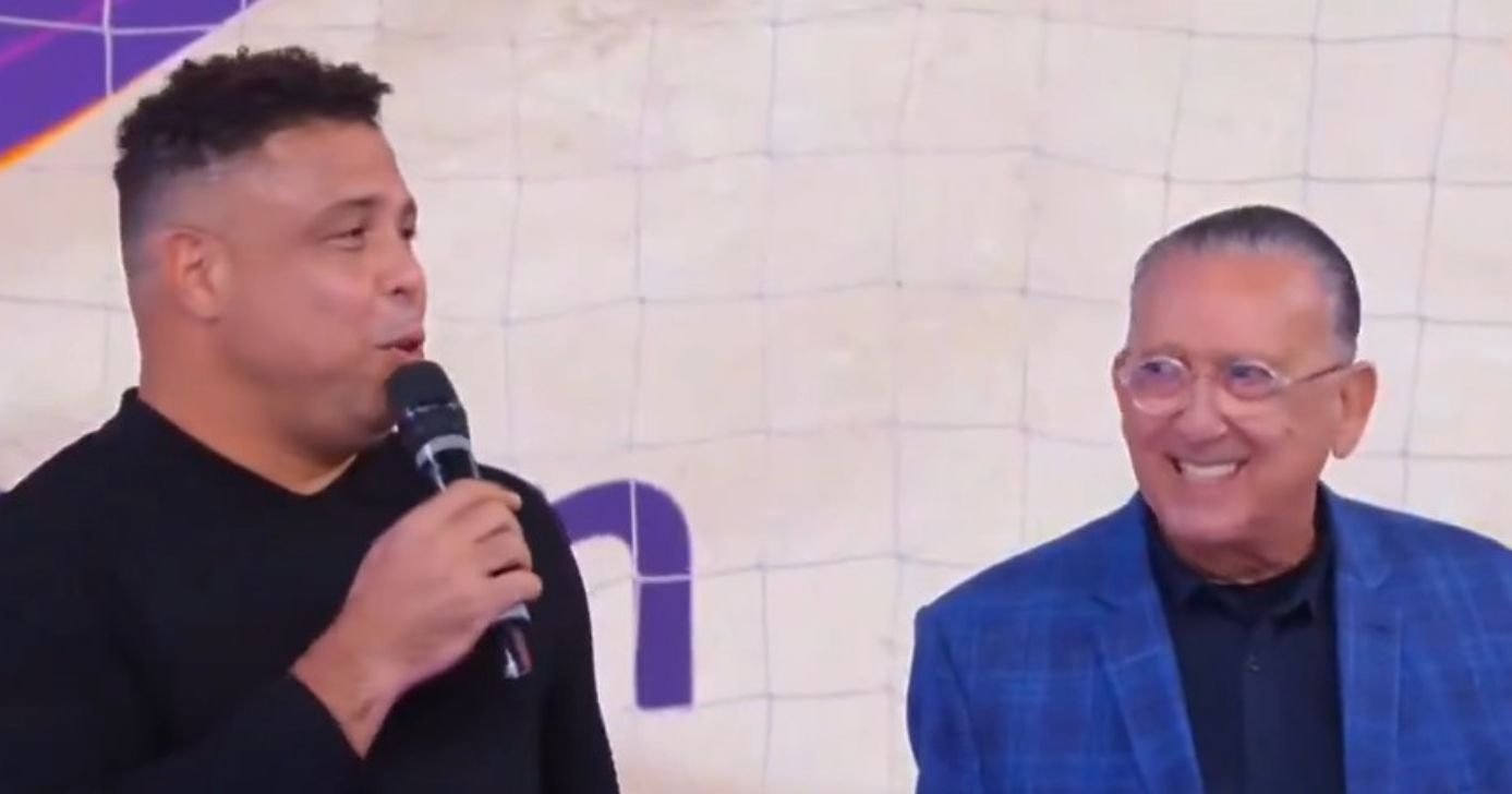 Ronaldo Fenômeno surpreendeu ao pedir emprego no SBT (foto: Reprodução/ Internet)