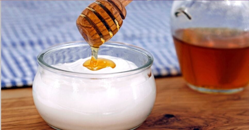 Mel e iogurte - Foto: Internet