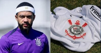 Memphis Depay define sobre saída do Corinthians após 1 ano - Montagem/Instagram