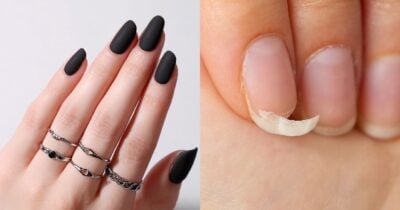 Esmalte preto e unhas quebradas (Fotos: Canva)
