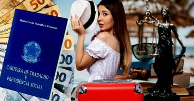 Lei trabalhista determina abono que deve ser pago junto com as férias (Foto Reprodução/Montagem/Lennita/TV Foco/Canva/GMN)