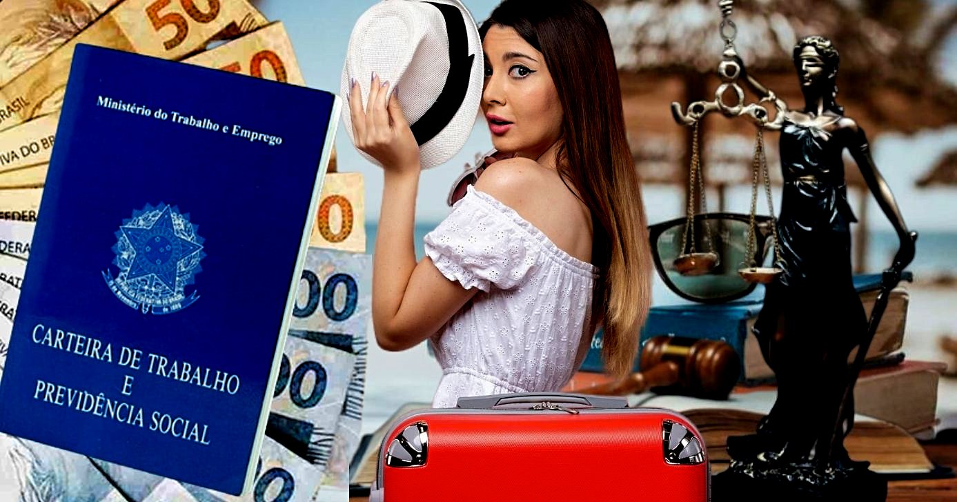 Lei trabalhista determina abono que deve ser pago junto com as férias (Foto Reprodução/Montagem/Lennita/TV Foco/Canva/GMN)