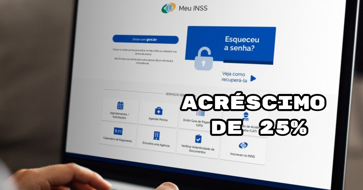 O INSS confirma como ter direito a aumento de 25% (Foto: Divulgação)