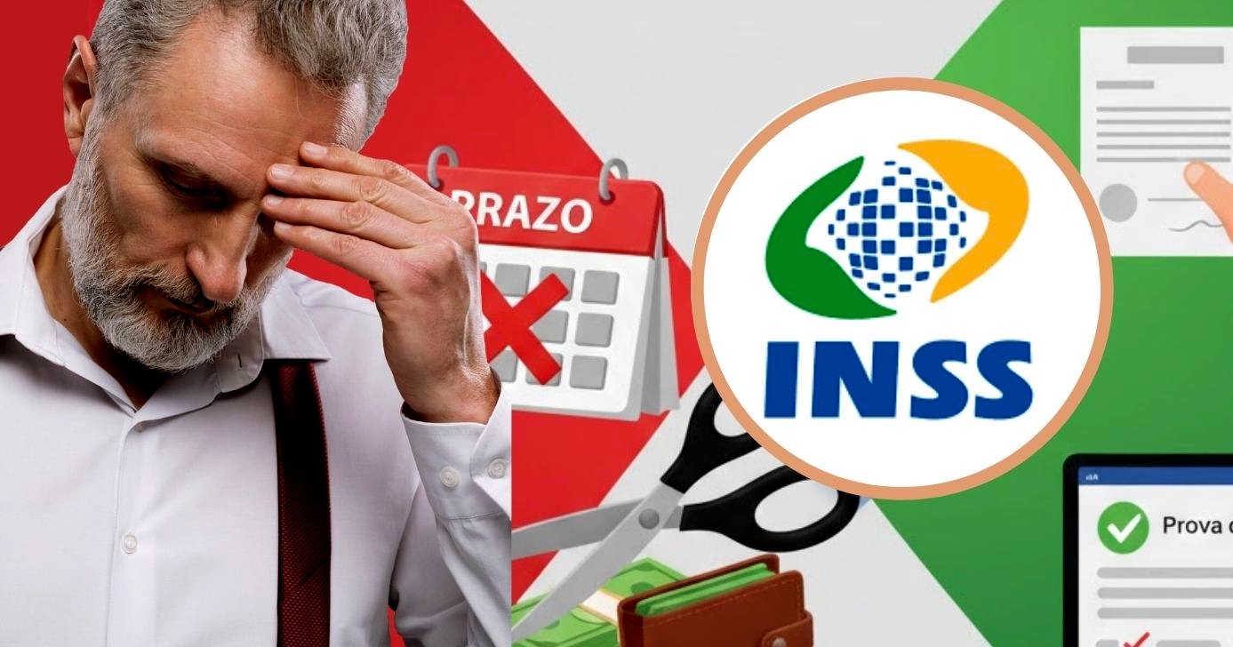 Saiba o que faz o INSS cortar seu benefício e o que fazer (Foto Reprodução/Montagem/Lennita/TV Foco/Canva/MEU INSS)