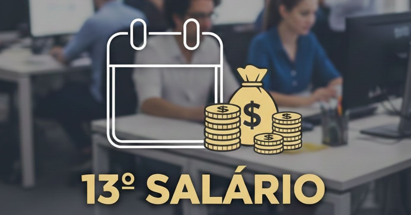 Ilustração 13º salário (Foto: Montagem TV Foco / Canva / GMN)