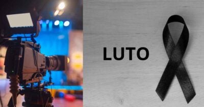 Ilustração emissora e imagem de luto (Fotos: Canva)