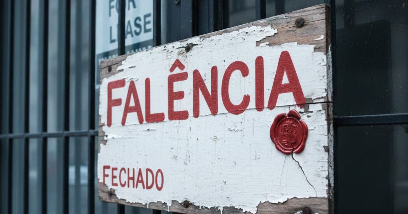 Ilustração falência (Foto: Montagem TV Foco / GMN)