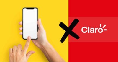 Ilustração operadora de celular e logo Claro (Fotos: Reproduções / Canva / Internet)