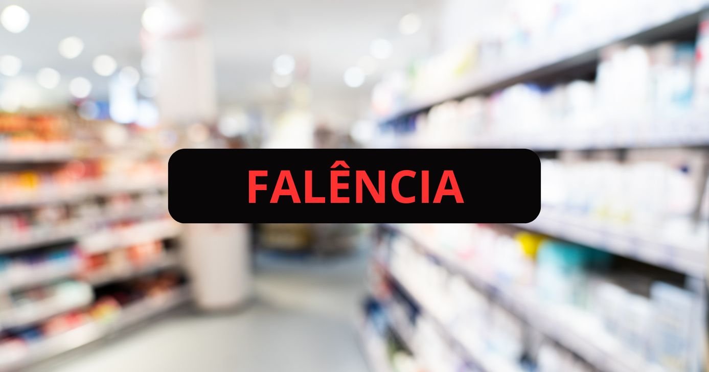 Ilustração rede de farmácias e falência (Fotos: Canva)