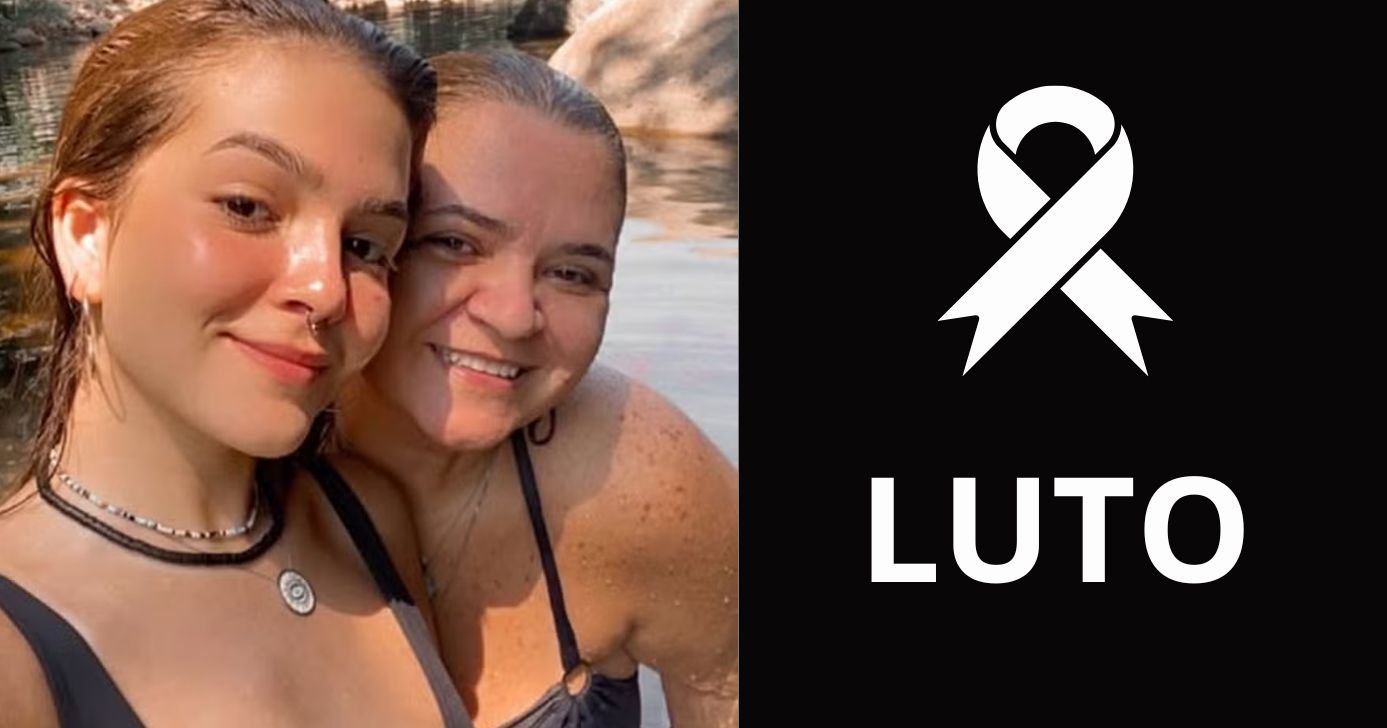 Mel Maia, Débora Maia e imagem de luto (Fotos: Reproduções / Instagram / Canva)
