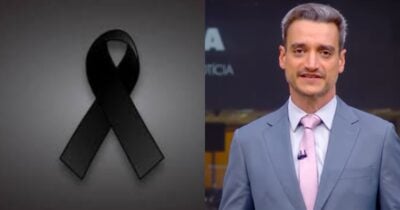 Imagem de luto /  Thiago Scheuer - Fotos: Reprodução Canva / Globo