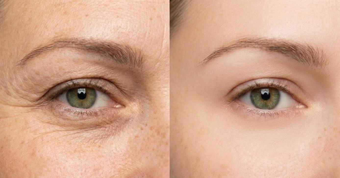 Ilustração Ingrediente natural elimina rugas